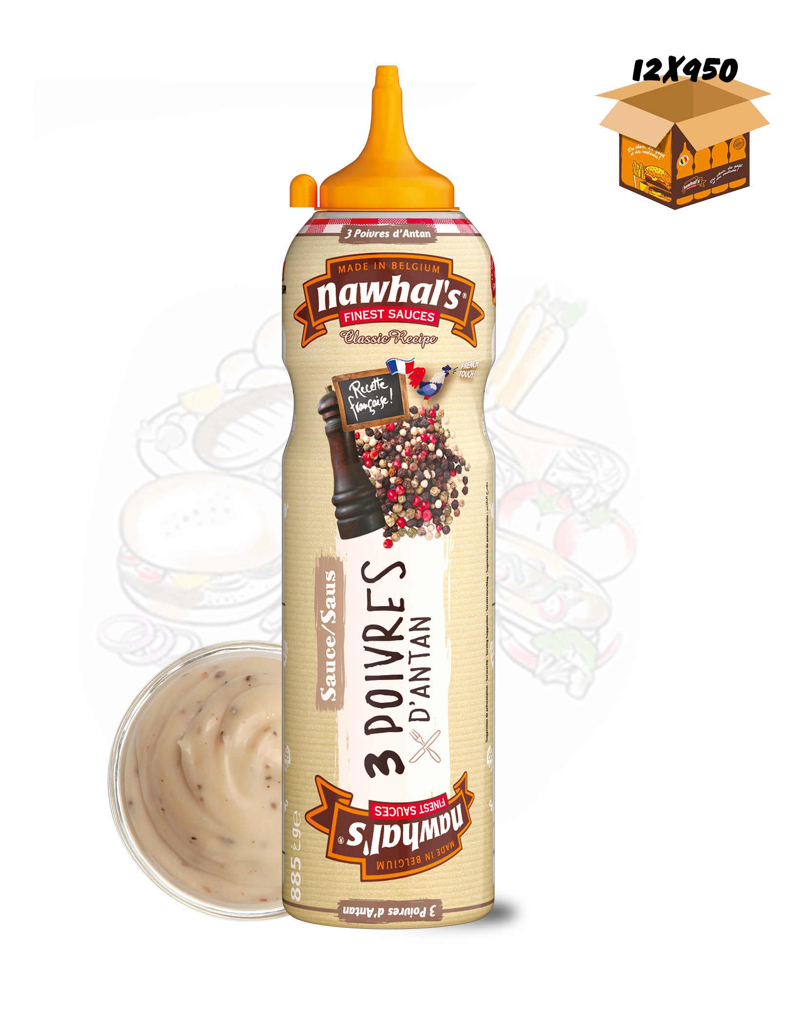 SAUCE 3 POIVRES D'ANTAN 