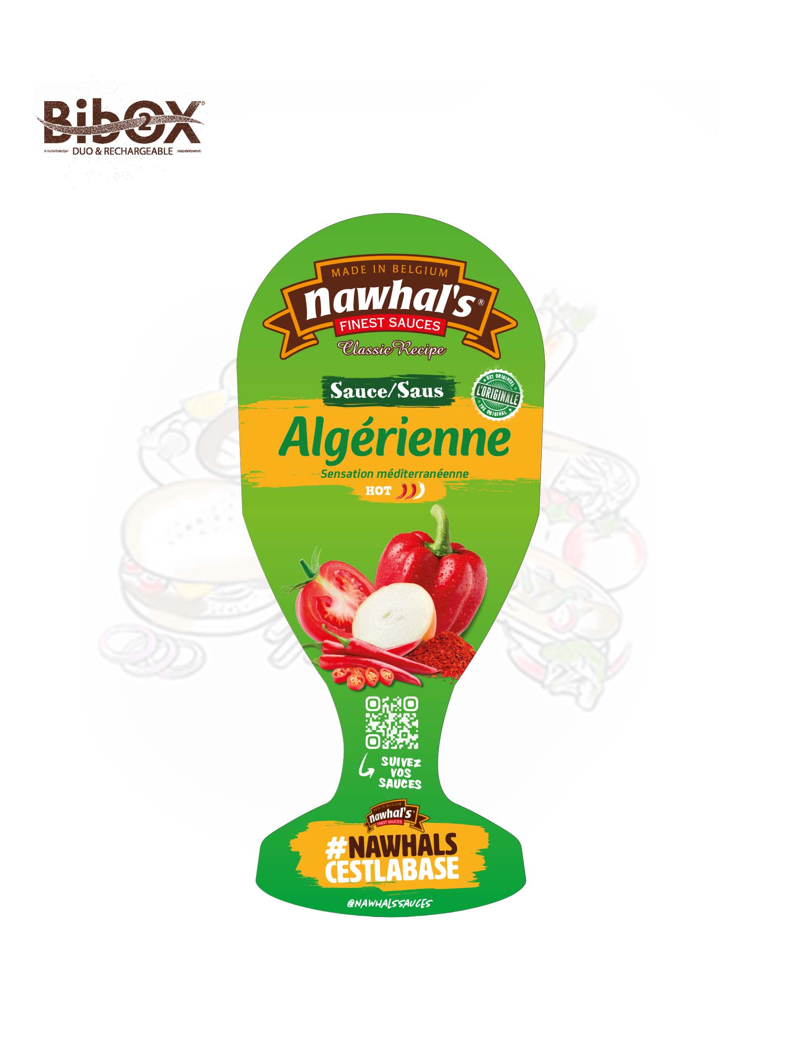 STICKERS BIBOX ALGÉRIENNE SAUCE