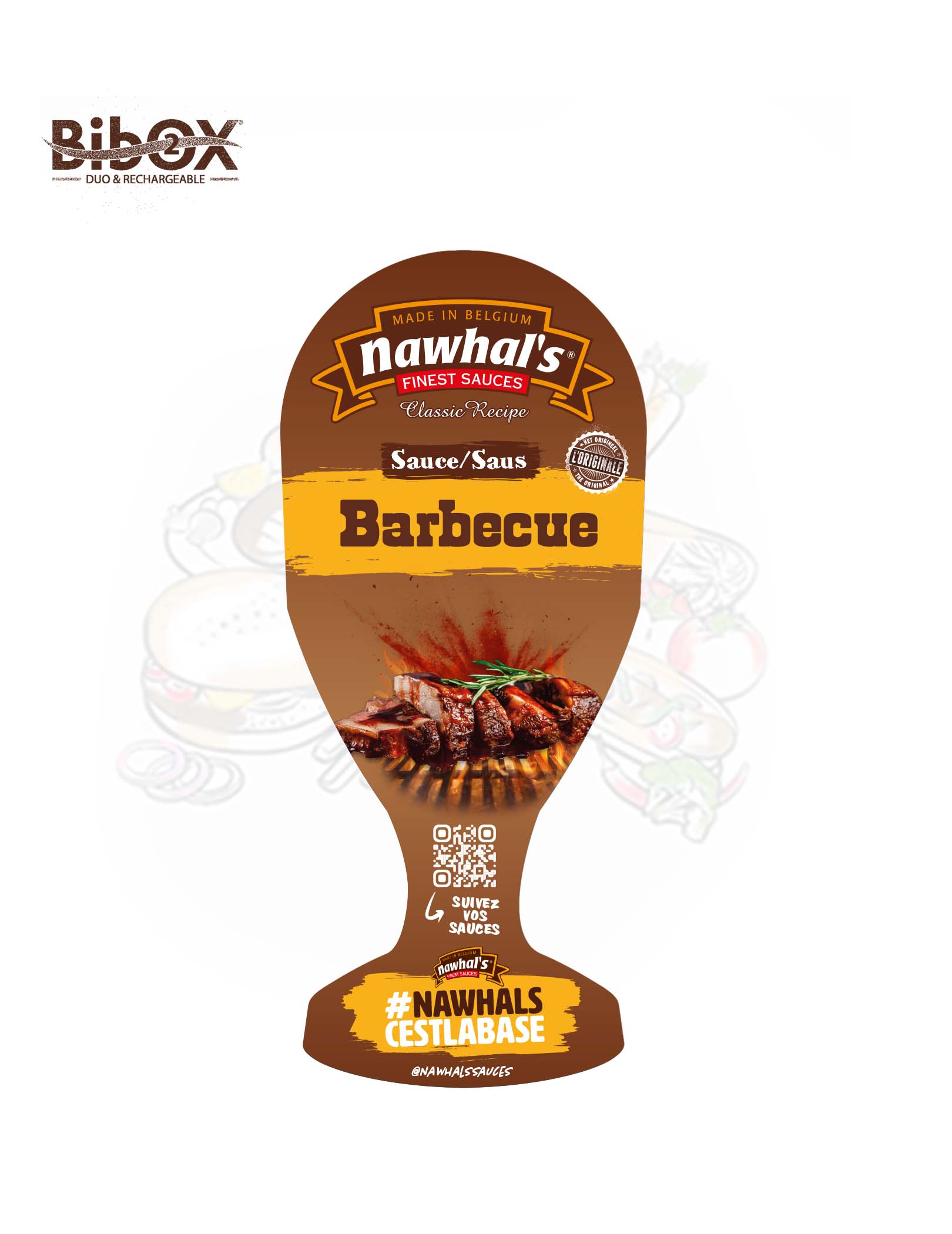 STICKERS BIBOX BARBECUE SAUCE