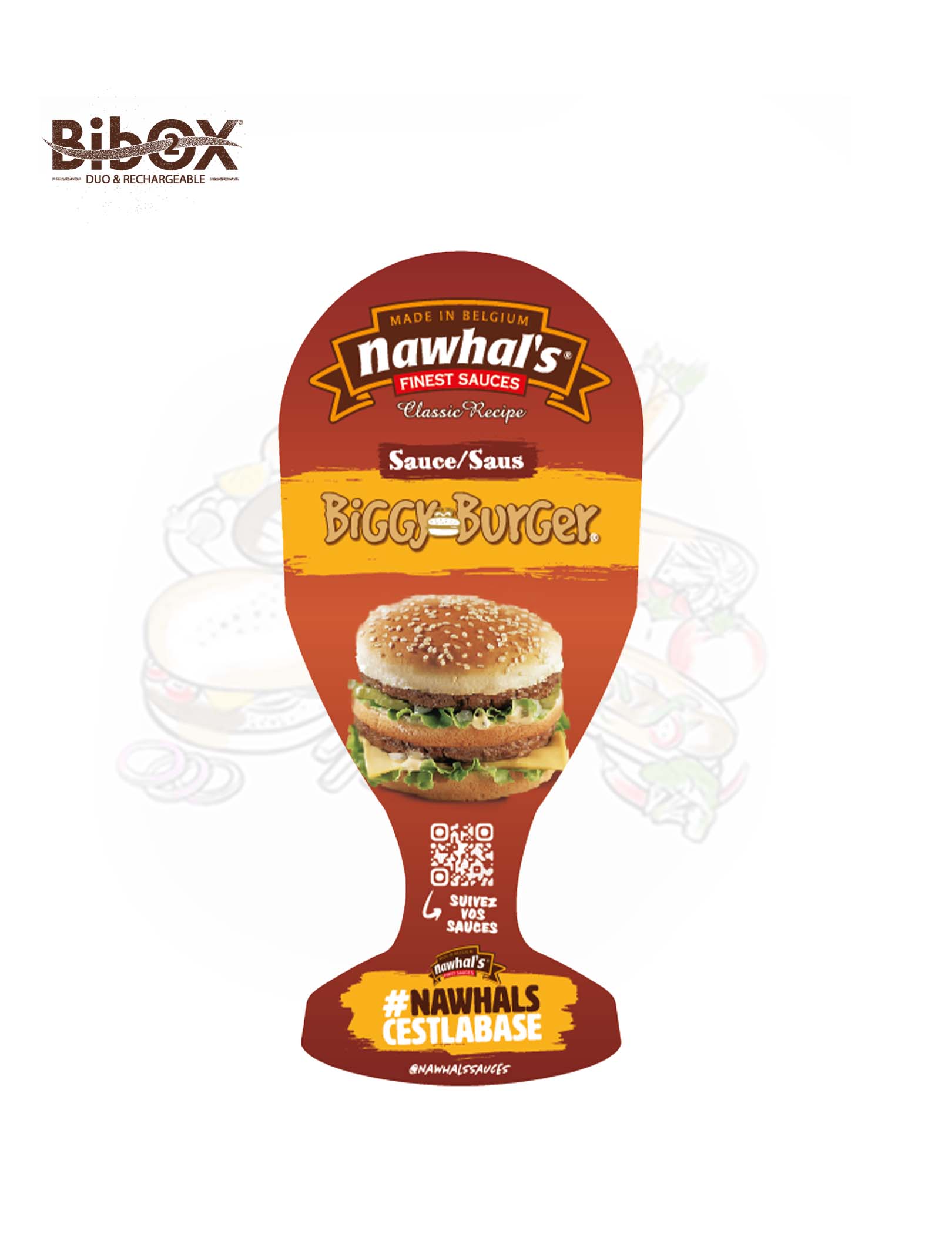 STICKERS BIBOX BIGGY BURGER® SAUCE