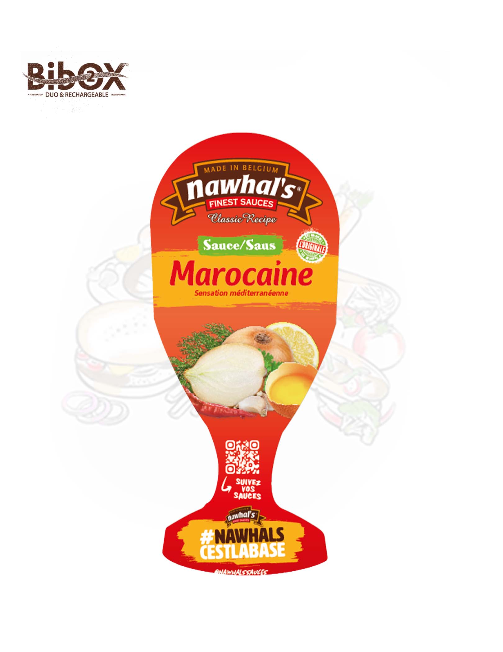STICKERS BIBOX MAROCAINE SAUCE