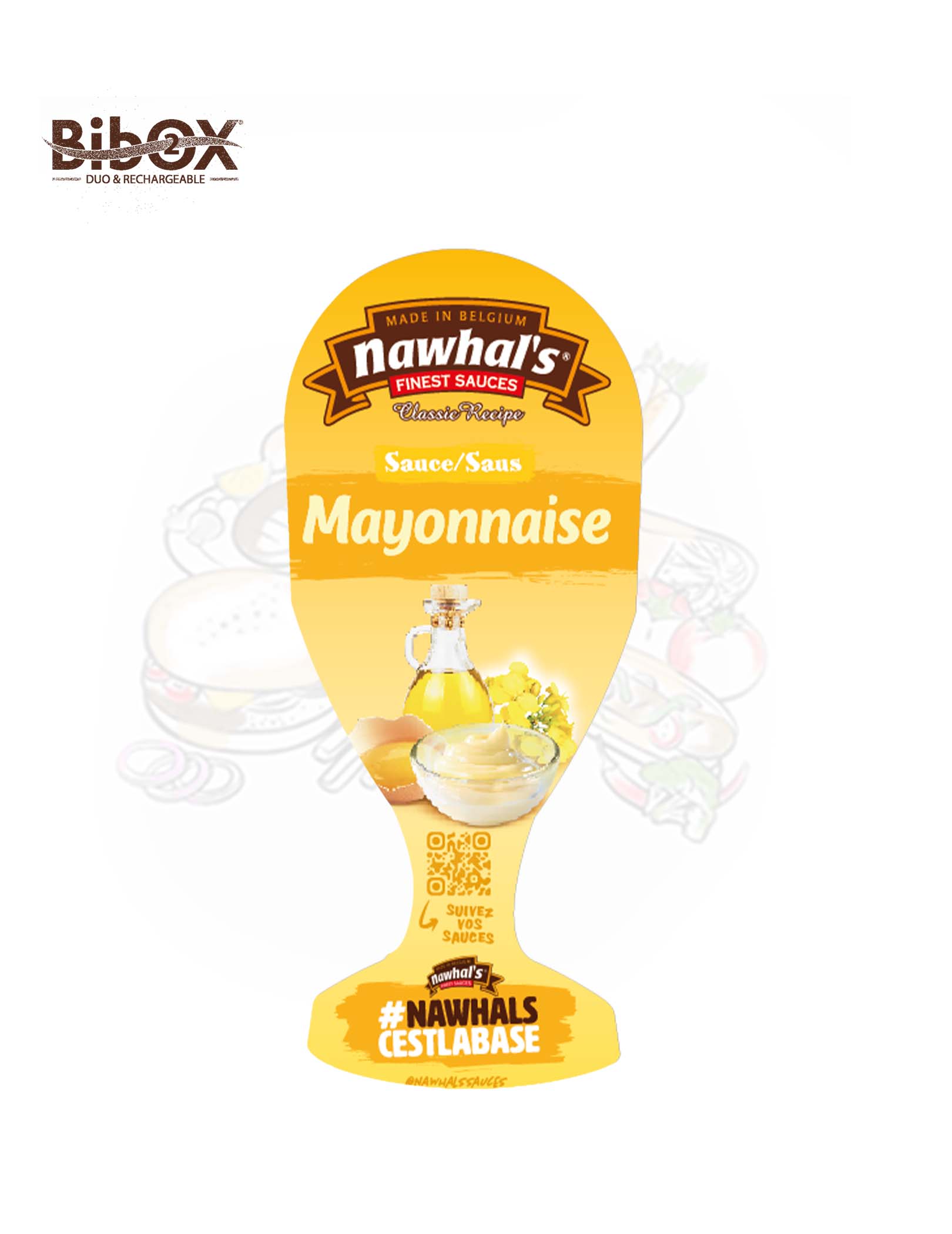 STICKERS BIBOX MAYONNAISE SAUCE