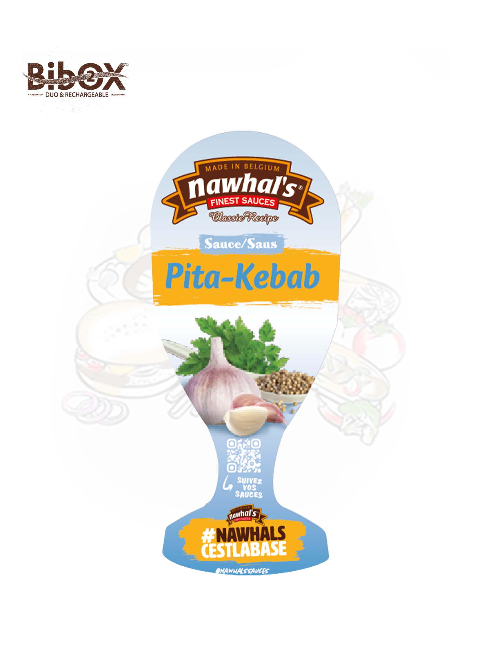 STICKERS BIBOX PITA-KEBAB SAUCE