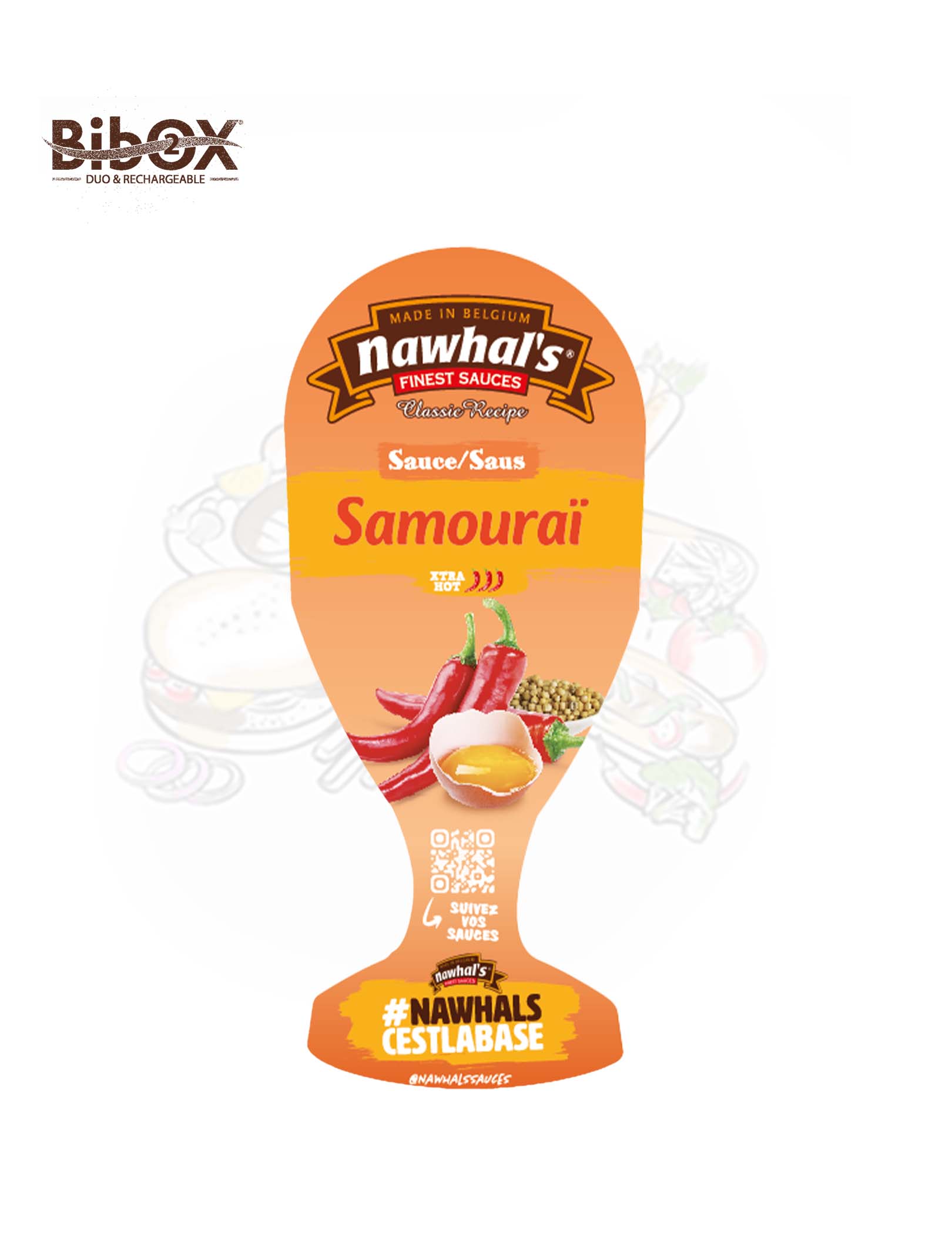 STICKERS BIBOX SAMOURAI SAUCE