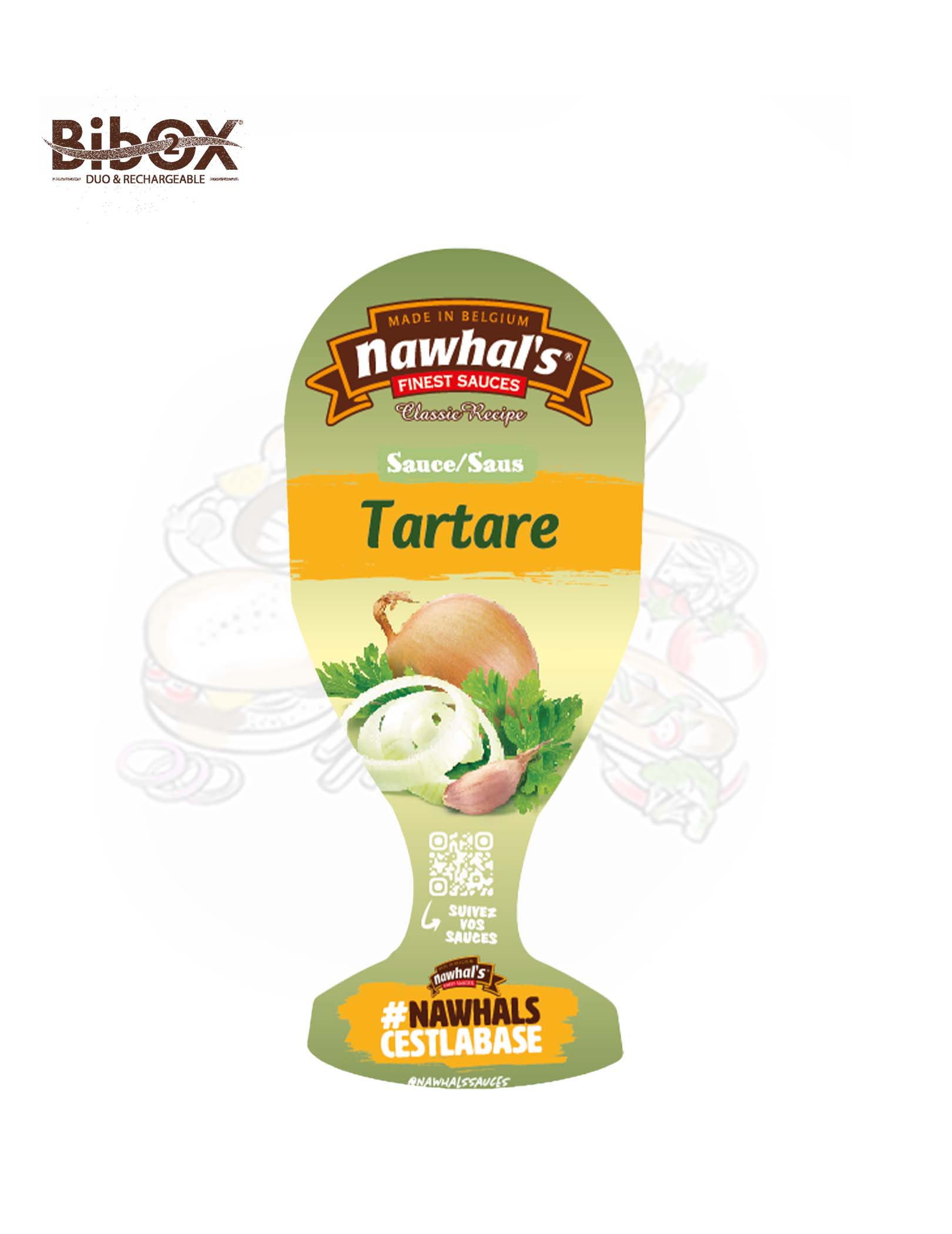 STICKERS BIBOX TARTARE SAUCE