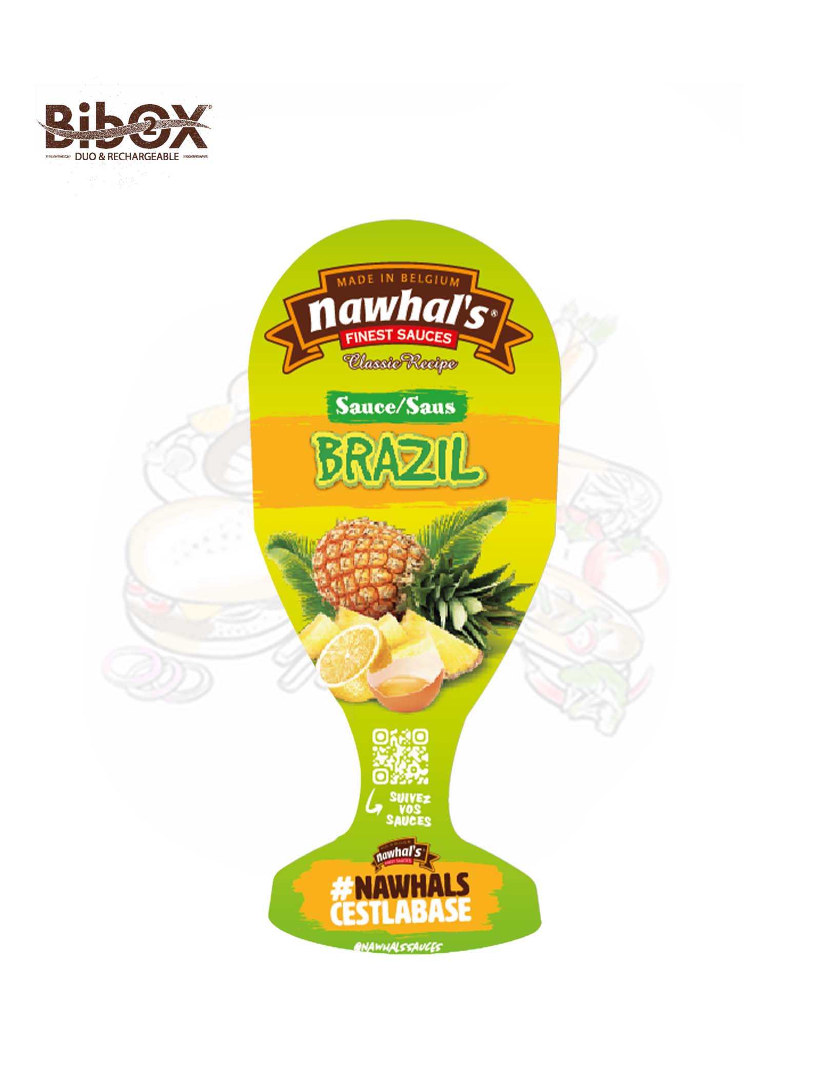 STICKERS BIBOX BRAZIL SAUCE