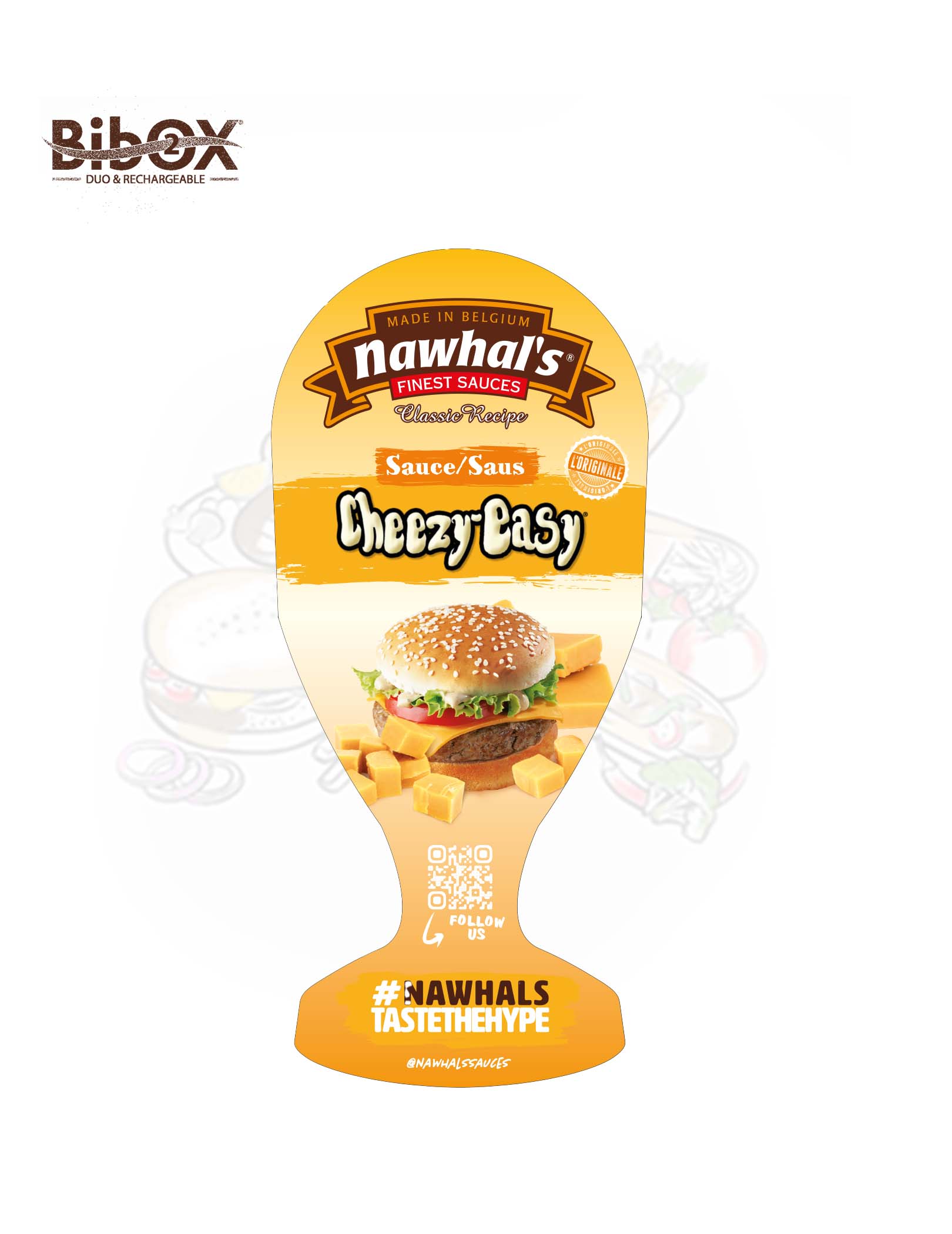 STICKERS BIBOX CHEEZY-EASY® SAUCE