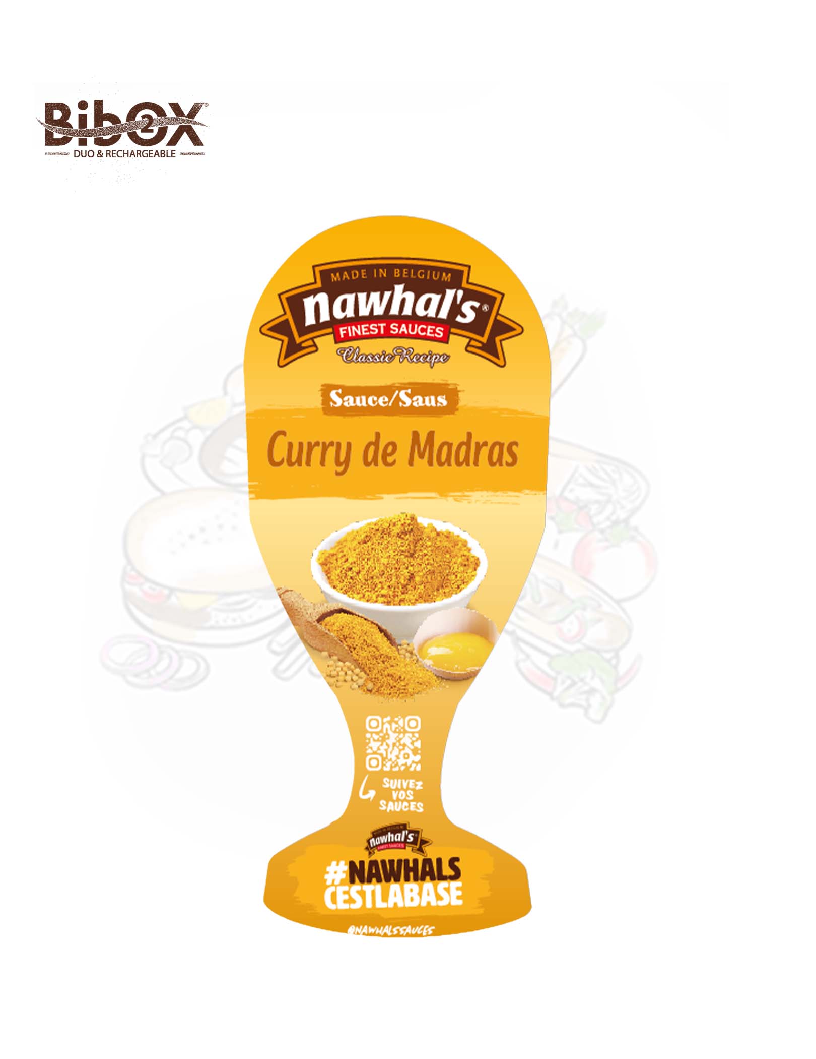 STICKERS BIBOX CURRY DE MADRAS SAUCE