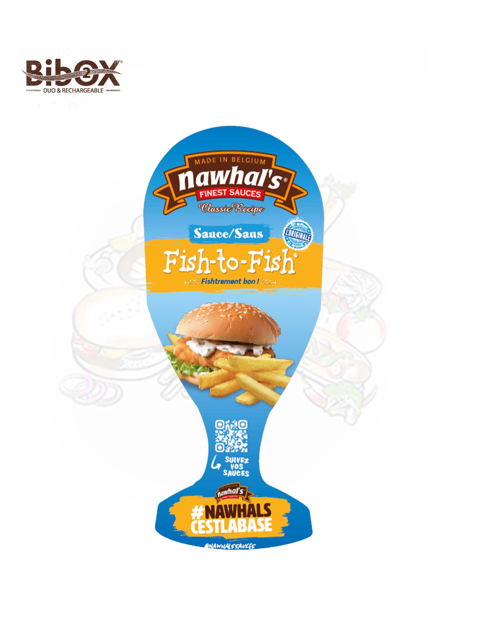 STICKERS BIBOX FISH-TO-FISH® SAUCE